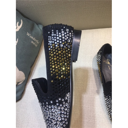 Replica Giuseppe Zanotti GZ Leather Shoes For Women #534915 $68.00 USD for Wholesale