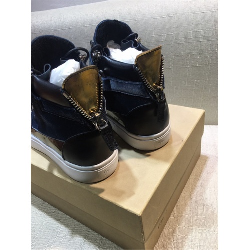 Replica Giuseppe Zanotti High Tops Shoes For Men #534980 $98.00 USD for Wholesale