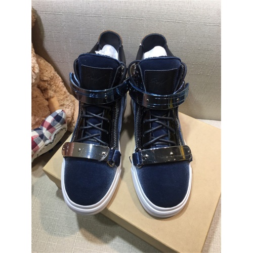 Replica Giuseppe Zanotti High Tops Shoes For Men #534980 $98.00 USD for Wholesale