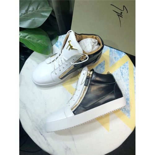 Replica Giuseppe Zanotti High Tops Shoes For Men #535020 $108.00 USD for Wholesale