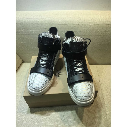 Replica Giuseppe Zanotti High Tops Shoes For Men #535022 $108.00 USD for Wholesale