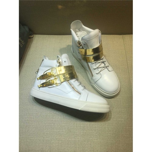 Replica Giuseppe Zanotti High Tops Shoes For Men #535128 $115.00 USD for Wholesale
