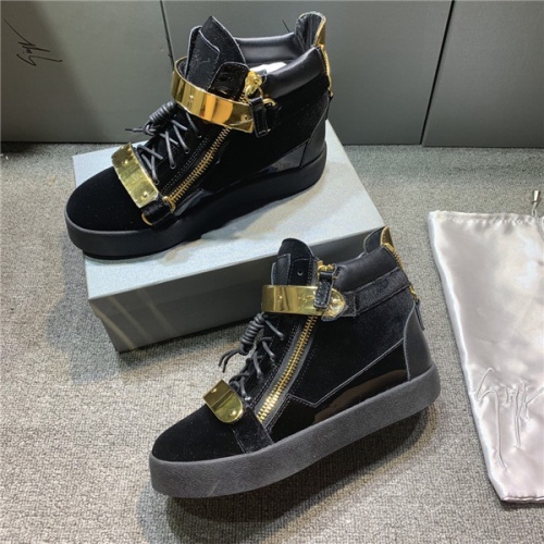 Replica Giuseppe Zanotti High Tops Shoes For Men #535517 $98.00 USD for Wholesale