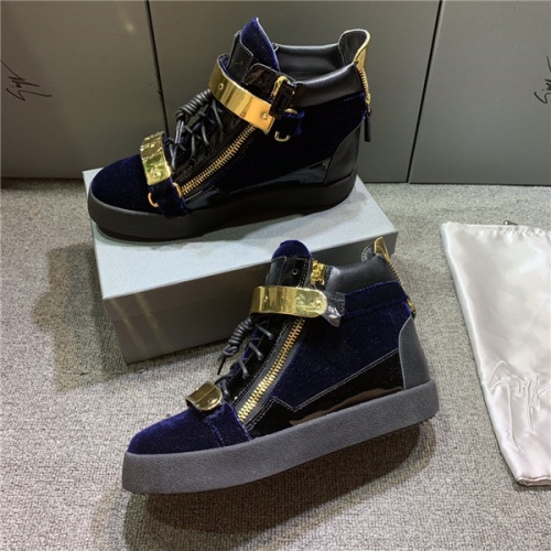 Replica Giuseppe Zanotti High Tops Shoes For Men #535519 $98.00 USD for Wholesale