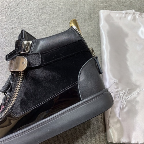 Replica Giuseppe Zanotti High Tops Shoes For Men #535520 $98.00 USD for Wholesale