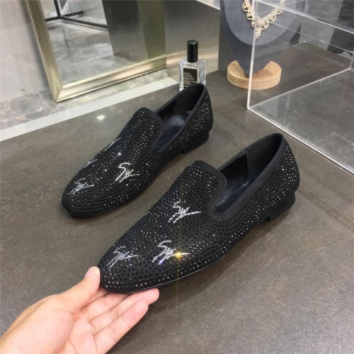 Giuseppe Zanotti GZ Leather Shoes For Men #535581 $68.00 USD, Wholesale Replica Giuseppe Zanotti Casual Shoes