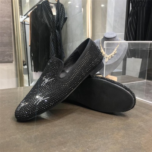 Replica Giuseppe Zanotti GZ Leather Shoes For Men #535581 $68.00 USD for Wholesale