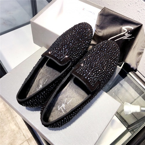 Replica Giuseppe Zanotti GZ Leather Shoes For Men #535584 $68.00 USD for Wholesale