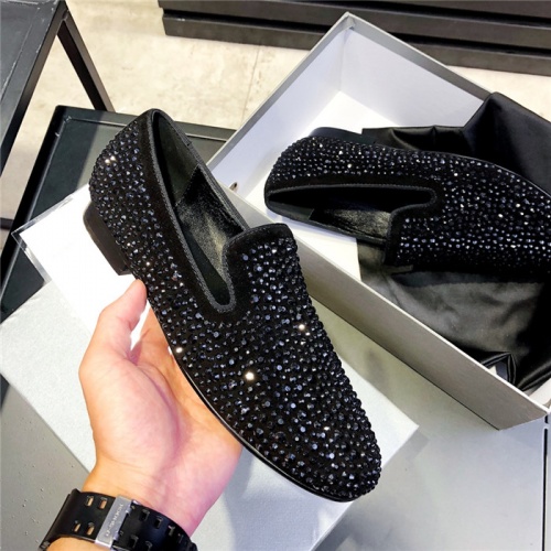 Replica Giuseppe Zanotti GZ Leather Shoes For Men #535584 $68.00 USD for Wholesale