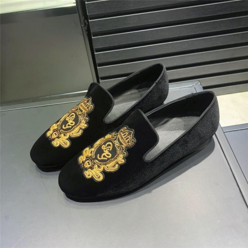 Replica Giuseppe Zanotti GZ Leather Shoes For Men #535592 $56.00 USD for Wholesale