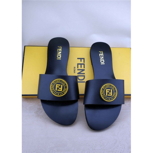 Fendi Slippers For Women #535650 $39.00 USD, Wholesale Replica Fendi Slippers