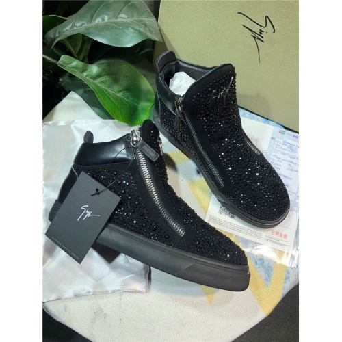  Giuseppe Zanotti High Tops Shoes For Women #535733 $102.00 USD, Wholesale Replica Giuseppe Zanotti High Tops Shoes