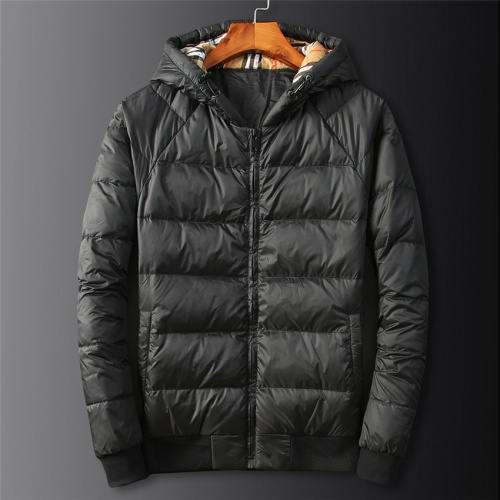 Burberry Down Feather Coat Long Sleeved For Men #535928 $132.00 USD, Wholesale Replica Burberry Down Feather Coat
