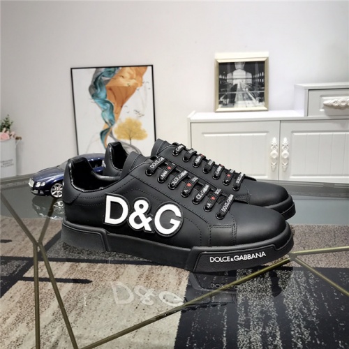 Replica Dolce & Gabbana D&G Casual Shoes For Men #537183 $80.00 USD for Wholesale