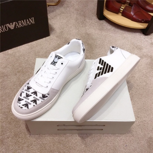 Replica Armani Casual Shoes For Men #537259 $76.00 USD for Wholesale
