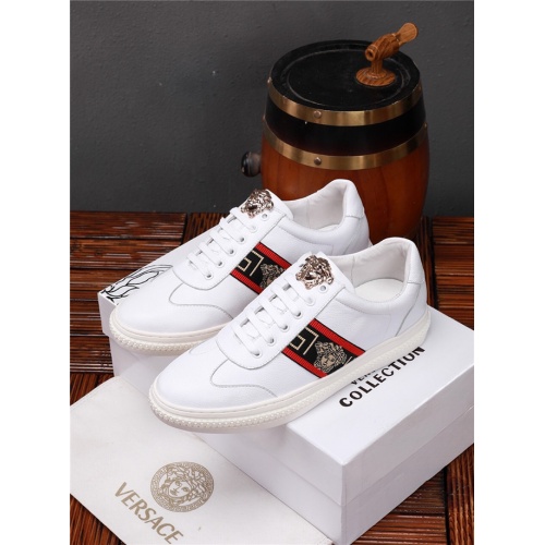 Replica Versace Casual Shoes For Men #537279 $76.00 USD for Wholesale