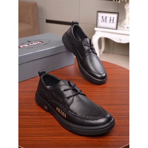 Prada Casual Shoes For Men #537325 $80.00 USD, Wholesale Replica Prada Casual Shoes