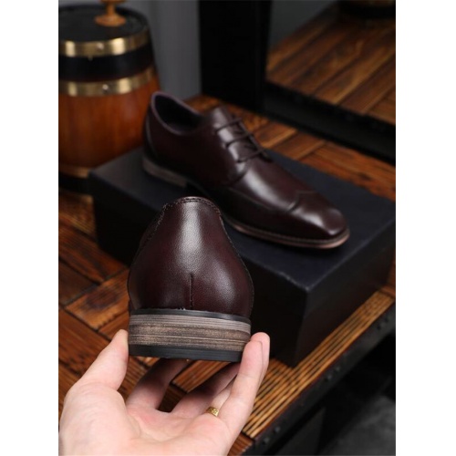 Replica Prada Leather Shoes For Men #537338 $85.00 USD for Wholesale