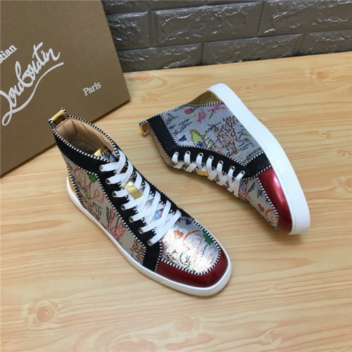 Replica Christian Louboutin High Tops Shoes For Women #537800 $96.00 USD for Wholesale