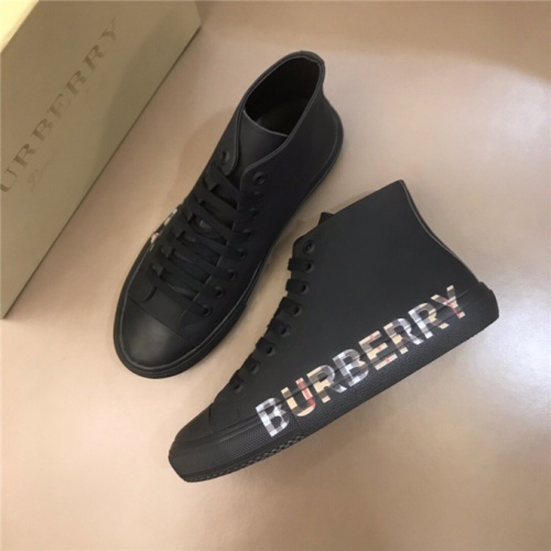 Burberry High Tops Shoes For Men #538021 $82.00 USD, Wholesale Replica Burberry High Tops Shoes