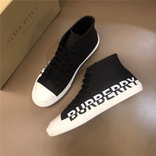 Burberry High Tops Shoes For Men #538022 $82.00 USD, Wholesale Replica Burberry High Tops Shoes