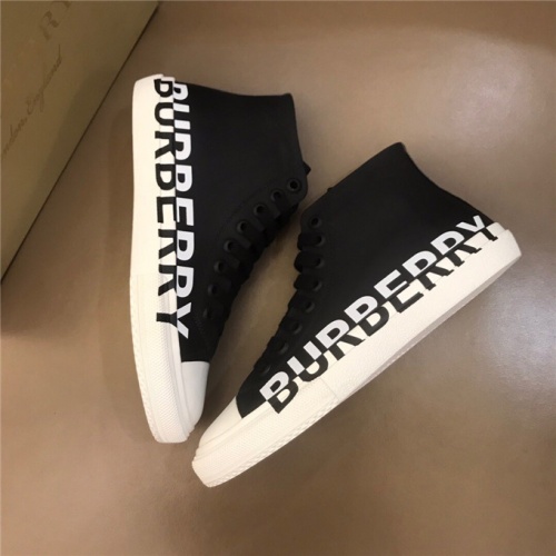 Replica Burberry High Tops Shoes For Men #538022 $82.00 USD for Wholesale