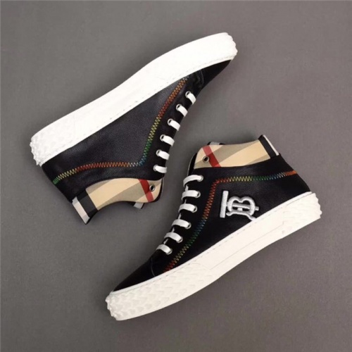 Replica Burberry High Tops Shoes For Men #538027 $80.00 USD for Wholesale