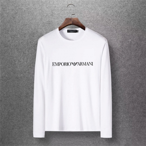 Armani T-Shirts Long Sleeved For Men #538048 $29.00 USD, Wholesale Replica Armani T-Shirts
