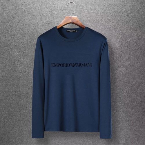 Armani T-Shirts Long Sleeved For Men #538051 $29.00 USD, Wholesale Replica Armani T-Shirts