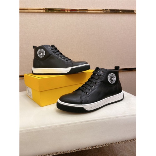 Fendi High Tops Casual Shoes For Men #538180 $80.00 USD, Wholesale Replica Fendi High Tops Casual Shoes