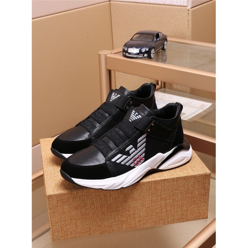 Armani Casual Shoes For Men #538263 $80.00 USD, Wholesale Replica Armani Casual Shoes