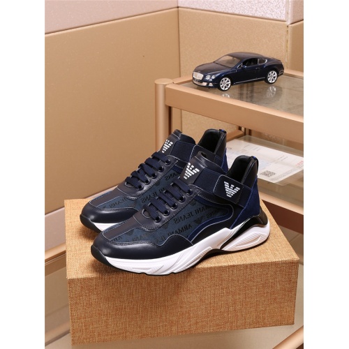 Armani Casual Shoes For Men #538265 $80.00 USD, Wholesale Replica Armani Casual Shoes