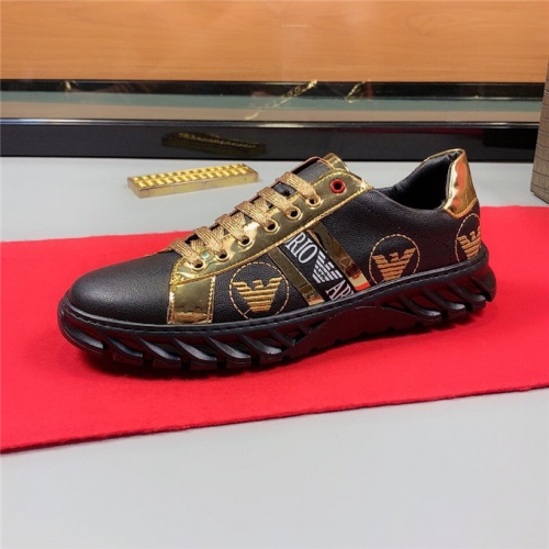 Replica Armani Casual Shoes For Men #538293 $76.00 USD for Wholesale