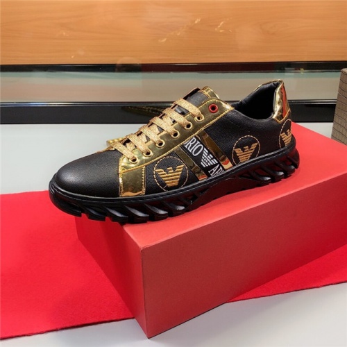 Replica Armani Casual Shoes For Men #538293 $76.00 USD for Wholesale