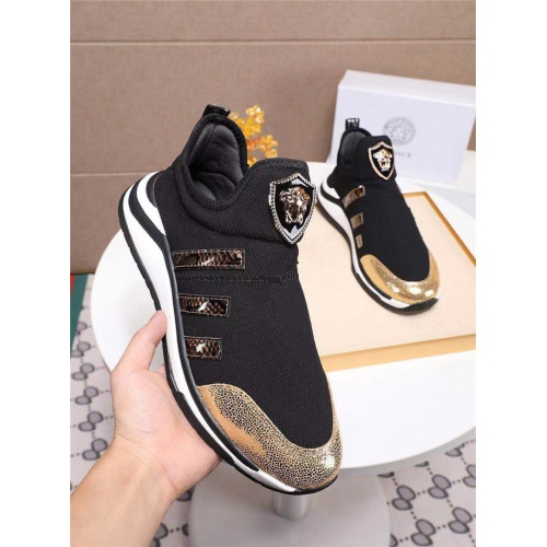 Replica Versace Casual Shoes For Men #538354 $72.00 USD for Wholesale