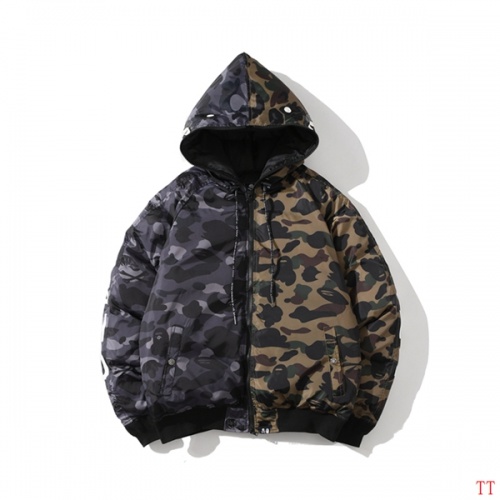 Replica Bape Cotton-Jackets Long Sleeved For Men #538468 $89.00 USD for Wholesale