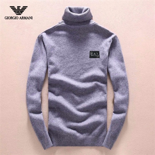 Armani Sweaters Long Sleeved For Men #538781 $43.00 USD, Wholesale Replica Armani Sweaters