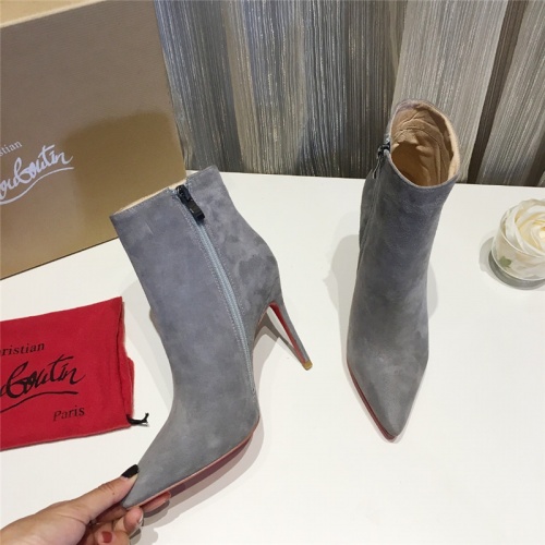 Christian Louboutin Boots For Women #538839 $88.00 USD, Wholesale Replica Christian Louboutin Boots