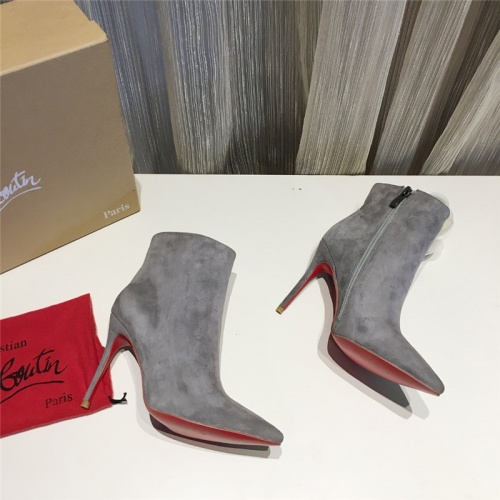 Replica Christian Louboutin Boots For Women #538839 $88.00 USD for Wholesale