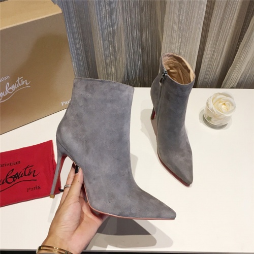 Replica Christian Louboutin Boots For Women #538839 $88.00 USD for Wholesale