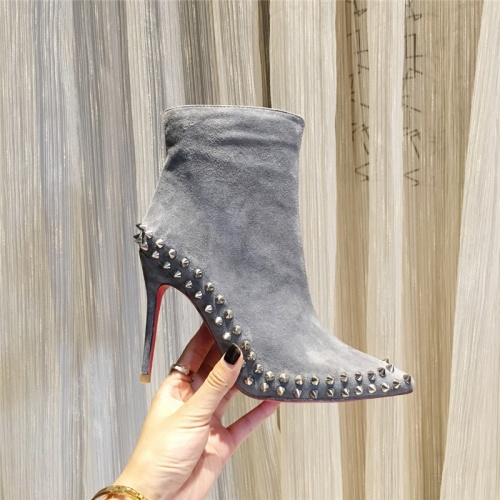 Replica Christian Louboutin Boots For Women #538843 $98.00 USD for Wholesale