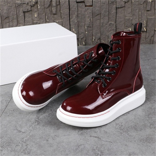 Replica Alexander McQueen Boots For Men #538954 $102.00 USD for Wholesale