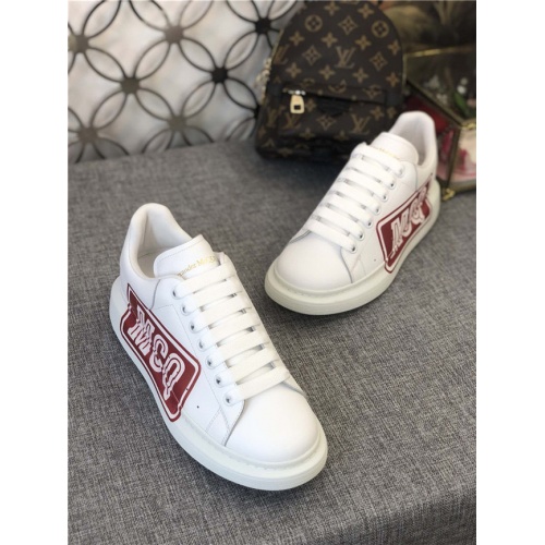 Replica Alexander McQueen Casual Shoes For Women #538970 $92.00 USD for Wholesale