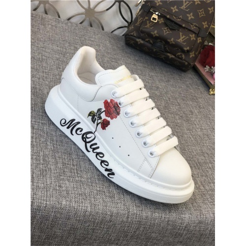Replica Alexander McQueen Casual Shoes For Women #538971 $92.00 USD for Wholesale