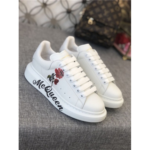 Replica Alexander McQueen Casual Shoes For Women #538971 $92.00 USD for Wholesale