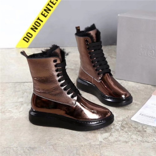 Alexander McQueen Boots For Women #538996 $105.00 USD, Wholesale Replica Alexander McQueen Boots