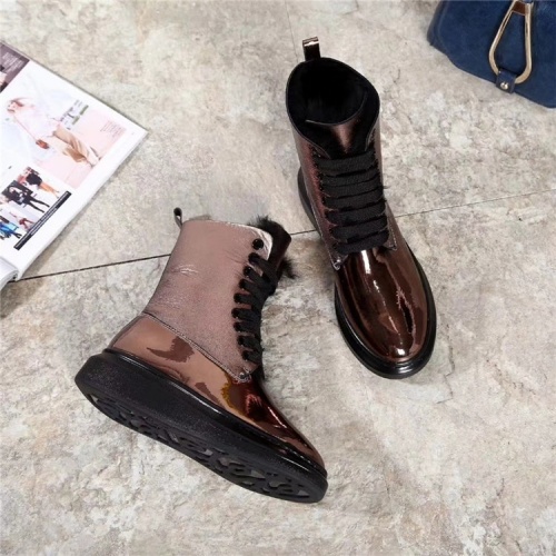 Replica Alexander McQueen Boots For Women #538996 $105.00 USD for Wholesale
