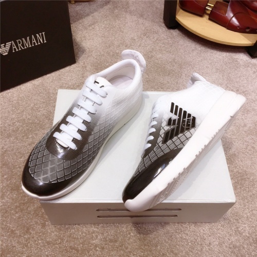 Replica Armani Casual Shoes For Men #539018 $76.00 USD for Wholesale