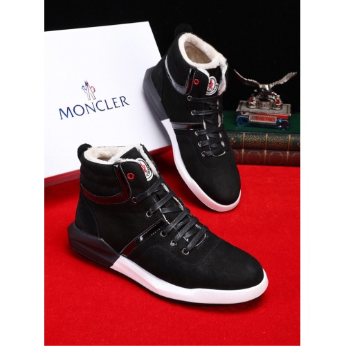 Moncler High Tops Shoe For Men #539093 $82.00 USD, Wholesale Replica Moncler Shoes