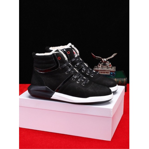 Replica Moncler High Tops Shoe For Men #539093 $82.00 USD for Wholesale